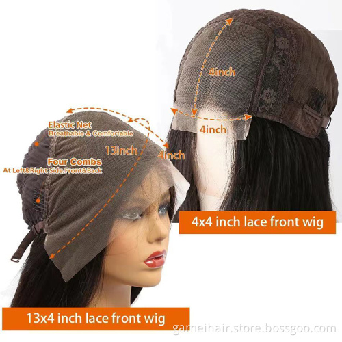 Brazilian Hair Body Wave Human Lace Wigs Bodywave Human Hair Wigs Lace Front Loose Body Waves Wig 13X4 Pre Plucked 40 Inches